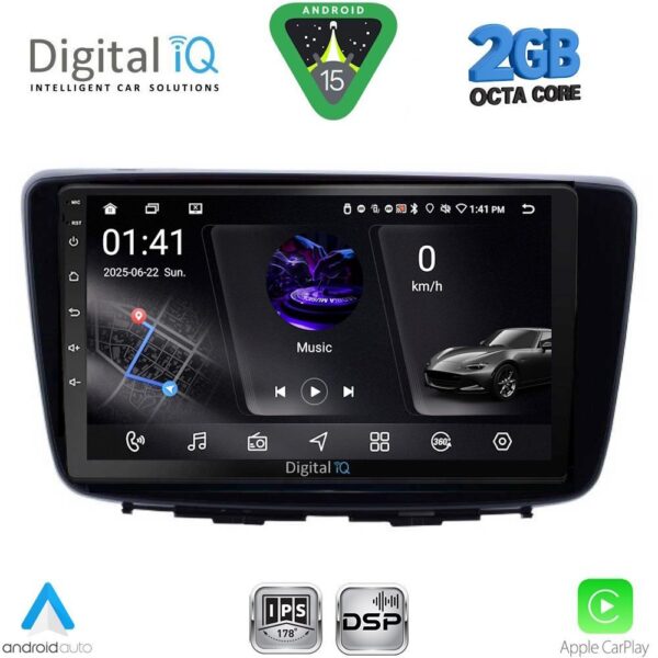 DIGITAL IQ RSF 4672_CPA (9inc) MULTIMEDIA TABLET for SUZUKI BALENO mod. 2016-2022 - Image 1