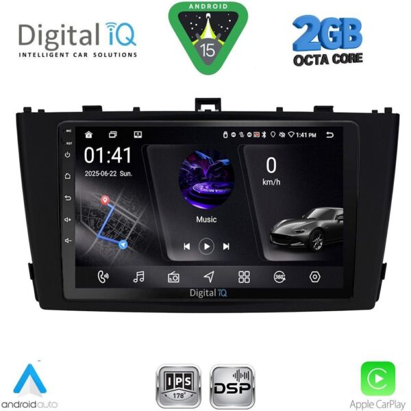 DIGITAL IQ RSF 4705BL_CPA (9inc) MULTIMEDIA TABLET for TOYOTA AVENSIS (T27) mod. 2009-2015 (BLACK) - Image 1