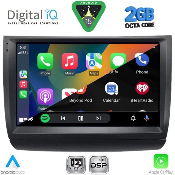 DIGITAL IQ RSF 4728_CPA (9inc) MULTIMEDIA TABLET for TOYOTA PRIUS mod. 2003-2009 - Image 2
