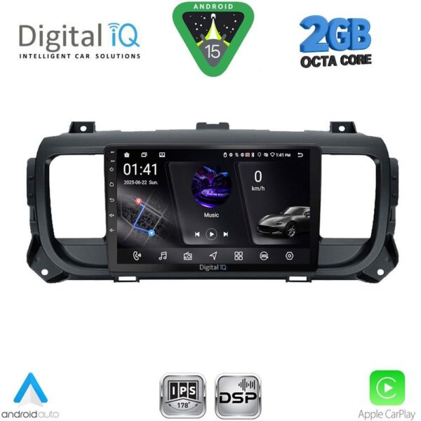 DIGITAL IQ RSF 4729_CPA (9inc) MULTIMEDIA TABLET for CITROEN JUMPY-SPACETOURER – PEUGEOT EXPERT-TRAVELLER – TOYOTA PROACE mod.2016-2026 - Image 1