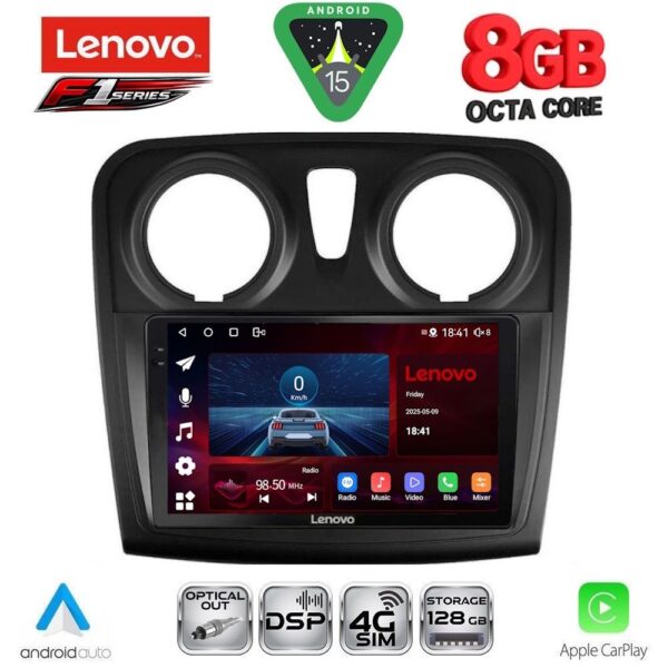 LENOVO SSR 10108_CPA (9inc) MULTIMEDIA TABLET for DACIA LOGAN – SANDERO mod. 2012-2019 - Image 1