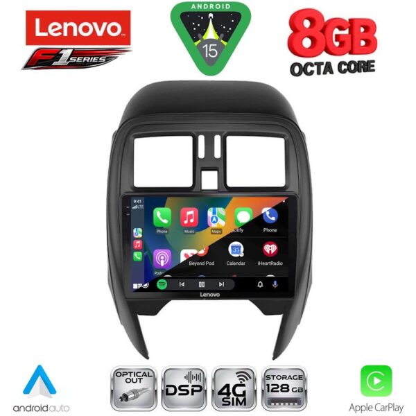 LENOVO SSR 10451_CPA (SQUARE) (9inc) MULTIMEDIA TABLET for NISSAN MICRA mod. 2014-2017 - Image 2