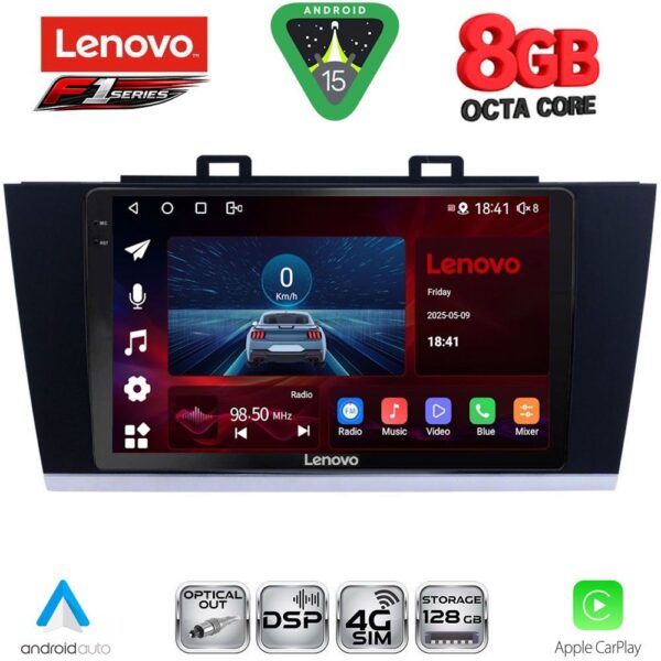 LENOVO SSR 10668_CPA (9inc) MULTIMEDIA TABLET for SUBARU LEGACY – OUTBACK mod. 2014-2019 - Image 1