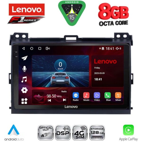LENOVO SSR 10723_CPA (9inc) MULTIMEDIA TABLET for TOYOTA LANDCRUISER mod. 2002-2008 - Image 1