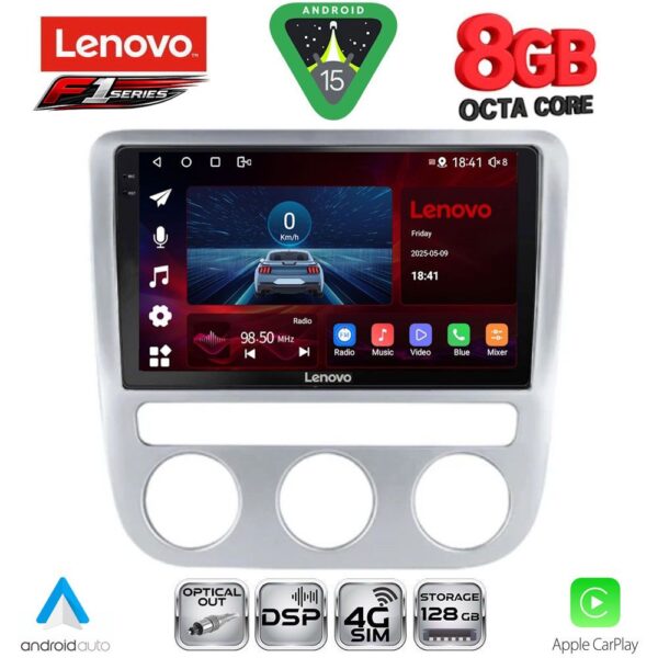 LENOVO SSR 10752_CPA CLIMA (9inc) MULTIMEDIA TABLET for VW EOS mod. 2006> - SCIROCCO mod. 2008-2010 - Image 1