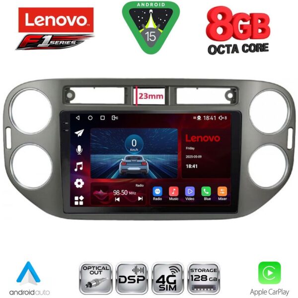 LENOVO SSR 10760GR_CPA (9inc) MULTIMEDIA TABLET for VW TIGUAN mod. 2011-2016 (GREY) - Image 1