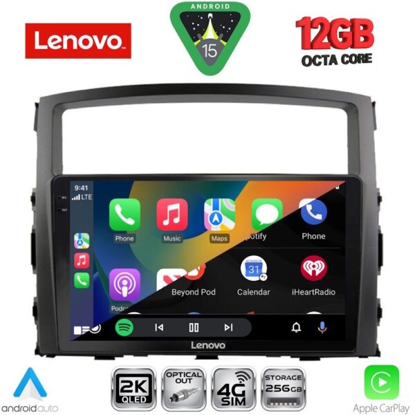 LENOVO SSZ 12446_CPA (9inc) MULTIMEDIA TABLET for MITSUBISHI PAJERO mod. 2006-2013 - Image 2