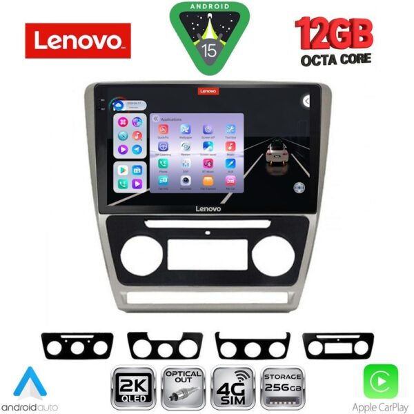 LENOVO SSZ 12595SL_CPA (10inc) MULTIMEDIA TABLET for SKODA OCTAVIA 5 mod. 2005-2012 (SILVER) - Image 1