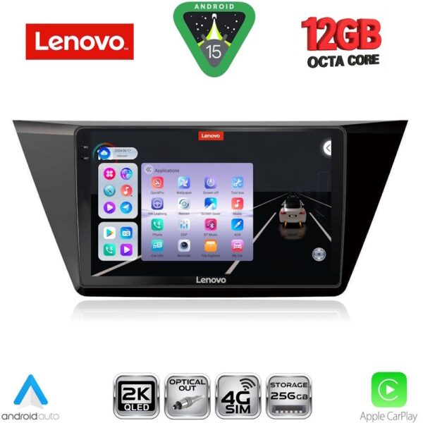 LENOVO SSZ 12769_CPA (10inc) MULTIMEDIA TABLET for VW TOURAN mod. 2016-2026 - Image 1