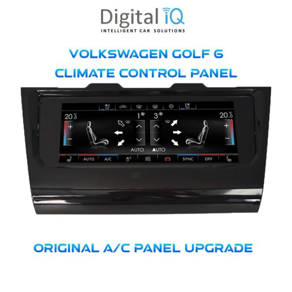DIGITAL IQ CCP 746_CP (6.9") (PQ) CLIMATE CONTROL PANEL for VW GOLF 6 mod. 2008-2013 - Image 1