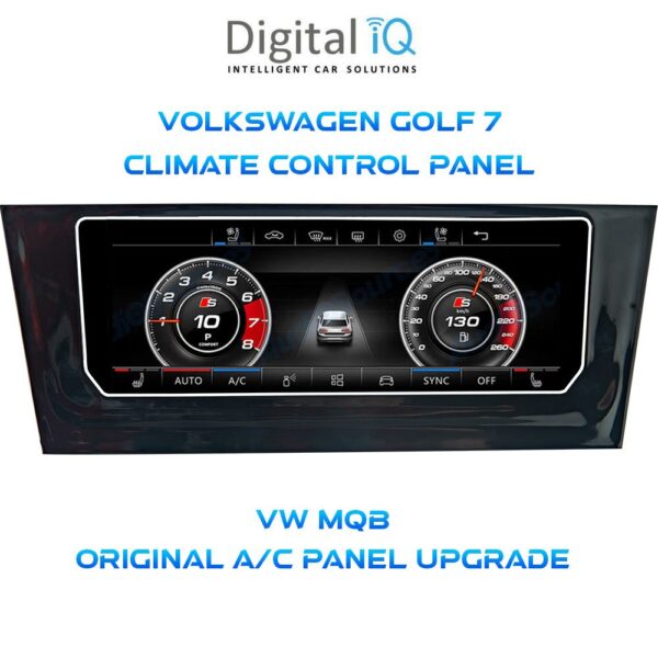 DIGITAL IQ CCP 747_CP (6.9") (MQB) CLIMATE CONTROL PANEL for VW GOLF 7 mod. 2013-2020 - Image 2