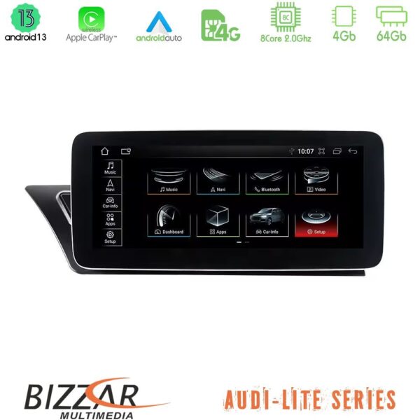Bizzar Lite Series Audi A4/A5 (B8) 2008-2015 (με MMI3G) Android13 8Core (4+64GB) Navigation Multimedia 10.25" HD - Image 1