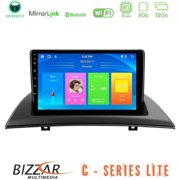 Bizzar C Series Lite 4Core Android14 2+32GB  BMW E83 Navigation Multimedia Tablet 9" - Image 1