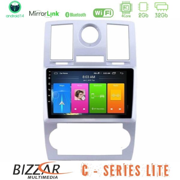 Bizzar C Series Lite 4Core Android14 2+32GB  Chrysler 300C Navigation Multimedia Tablet 9" - Image 1
