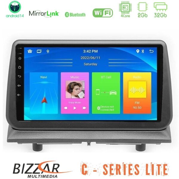 Bizzar C Series Lite 4Core Android14 2+32GB  Dodge Nitro 2007-2011 Navigation Multimedia Tablet 9" - Image 1