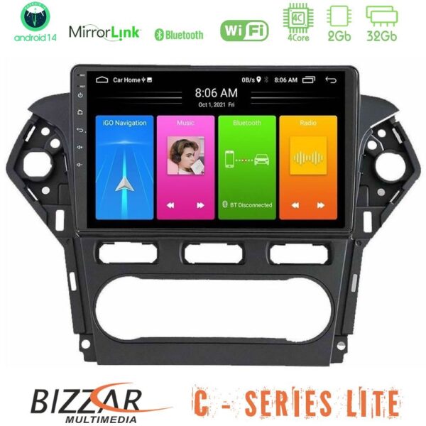 Bizzar C Series Lite 4Core Android14 2+32GB Ford Mondeo 2011-2014 Navigation Multimedia Tablet 10" - Image 1