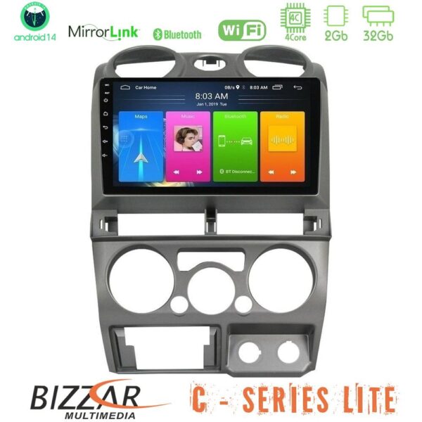 Bizzar C Series Lite 4Core Android14 2+32GB Isuzu D-Max 2007-2011 Navigation Multimedia Tablet 9" - Image 1
