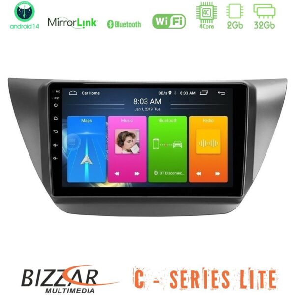 Bizzar C Series Lite 4Core Android14 2+32GB Mitsubishi Lancer 2004 – 2008 Navigation Multimedia Tablet 9" - Image 1