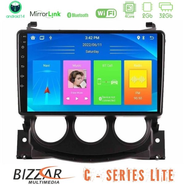 Bizzar C Series Lite 4Core Android14 2+32GB  Nissan 370Z 2009-2013 Navigation Multimedia Tablet 9" - Image 1