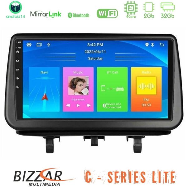 Bizzar C Series Lite 4Core Android14 2+32GB  Opel Meriva B 2010-2017 Navigation Multimedia Tablet 9" - Image 1