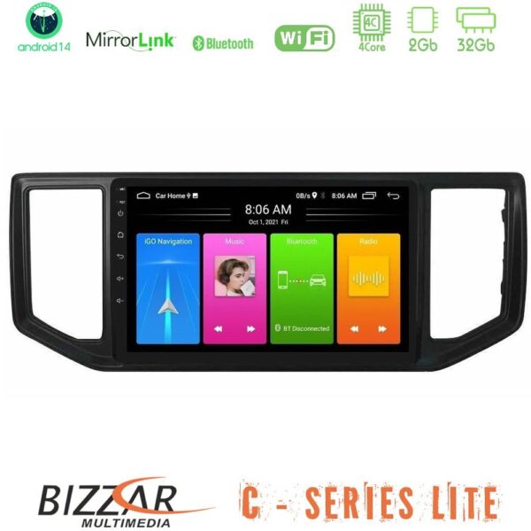 Bizzar C Series Lite 4Core Android14 2+32GB VW Amarok 2017-2022 Navigation Multimedia Tablet 9" - Image 1