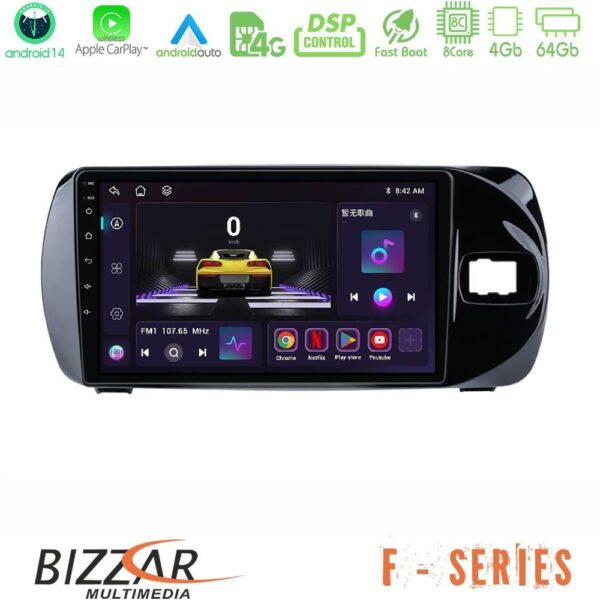 Bizzar G+ Series Toyota Yaris (Vitz) 2015-2020 RHD 8core Android14 6+128GB Navigation Multimedia Tablet 9" - Image 5