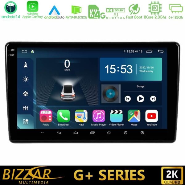 Bizzar G+ Series Peugeot Partner / Citroen Berlingo 2008-2018 8Core Android14 6+128GB Navigation Multimedia Tablet 9" - Image 1