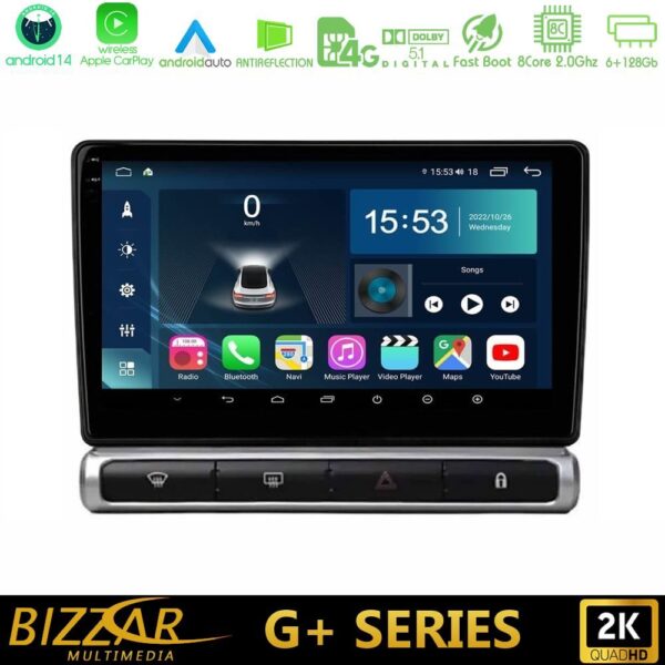 Bizzar G+ Series Citroen C3 2016-> 8core Android14 6+128GB Navigation Multimedia Tablet 9" - Image 1