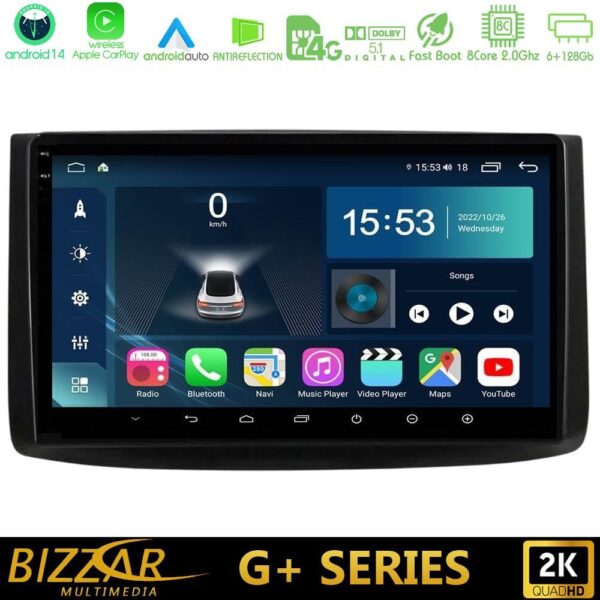 Bizzar G+ Series Chevrolet Aveo 2006-2010 8core Android14 6+128GB Navigation Multimedia Tablet 9" - Image 1