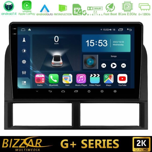 Bizzar G+ Series Jeep Grand Cherokee 1999-2004 8core Android14 6+128GB Navigation Multimedia Tablet 9" - Image 1