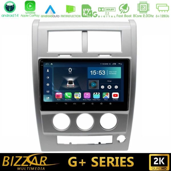 Bizzar G+ Series Jeep Cherokee (KK) 2008-2012 8Core Android14 6+128GB Navigation Multimedia Tablet 10" - Image 1