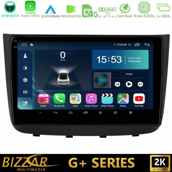 Bizzar G+ Series Mercedes Vito/Viano 2003-2006 8core Android14 6+128GB Navigation Multimedia Tablet 10" - Image 1