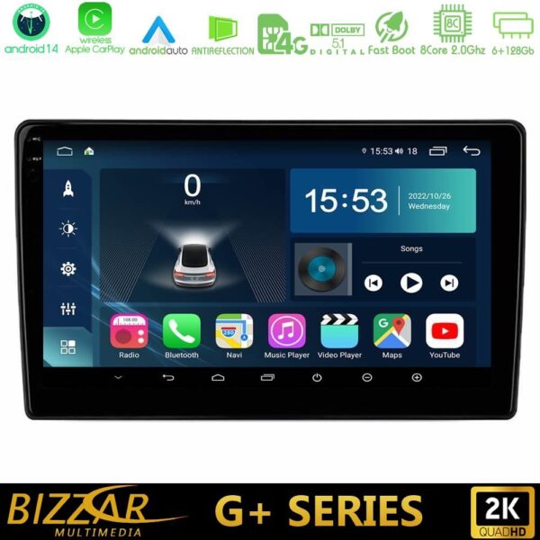 Bizzar G+ Series Mitsubishi Outlander 2002 – 2007 8core Android14 6+128GB Navigation Multimedia Tablet 10" - Image 1