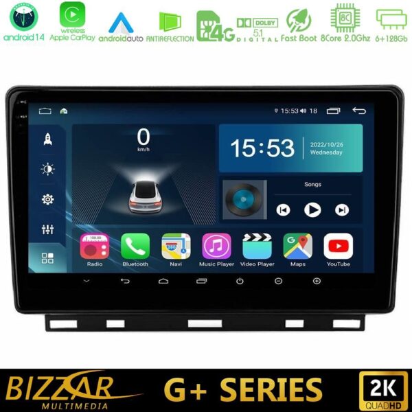 Bizzar G+ Series Renault Clio 5 2020-2025 8core Android14 6+128GB Navigation Multimedia Tablet 9" - Image 1