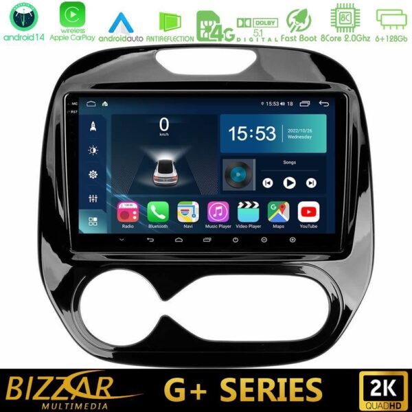 Bizzar G+ Series Renault Captur 2013-2019 8core Android14 6+128GB Navigation Multimedia Tablet 9" - Image 1
