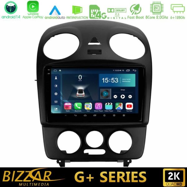 Bizzar G+ Series VW Beetle 8core Android14 6+128GB Navigation Multimedia Tablet 9" - Image 1