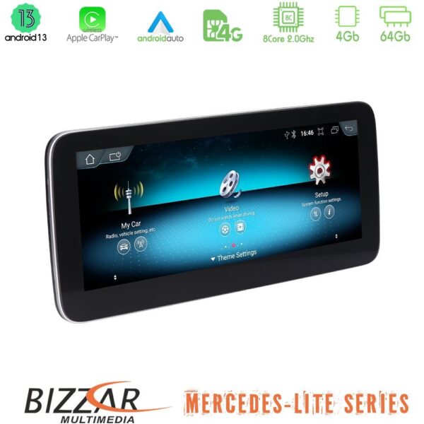 Bizzar Lite Series Mercedes E Class NTG5.0 Android13 8Core (4+64GB) Navigation Multimedia 10.25" - Image 2