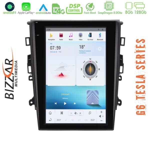 Bizzar Ford Mondeo 2014-2018 Android 11 (8+128GB) Tesla Multimedia Station 12,1" - Image 1