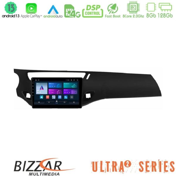 Bizzar Ultra Series Citroen C3/DS3 2009-2016 8core Android13 8+128GB Navigation Multimedia Tablet 9" - Image 1