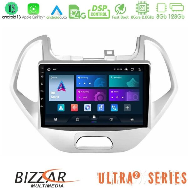 Bizzar G+ Series Ford KA 2016-2020 8core Android14 6+128GB Navigation Multimedia Tablet 9" - Image 3