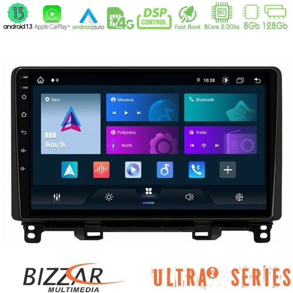 Bizzar Ultra Series Honda Jazz 2021-2025 8core Android13 8+128GB Navigation Multimedia Tablet 9" - Image 1