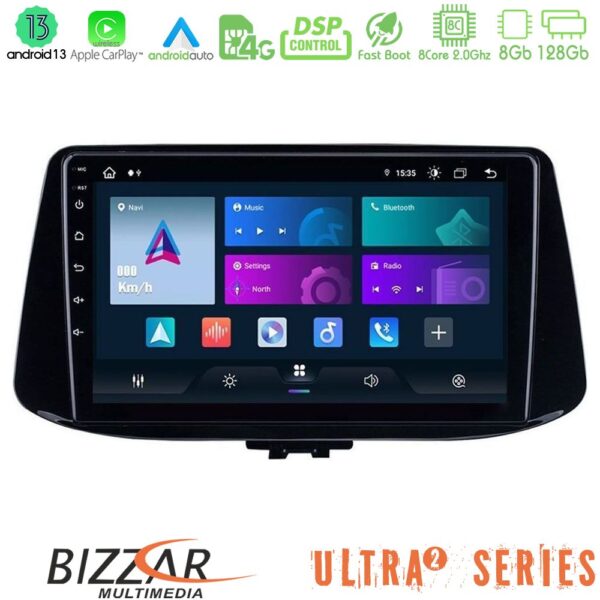 Bizzar Ultra Series Hyundai i30 8core Android13 8+128GB Navigation Multimedia Tablet 9" - Image 1
