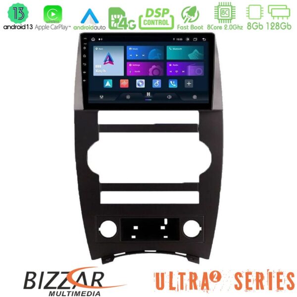 Bizzar Ultra Series Jeep Commander 2007-2008 8core Android13 8+128GB Navigation Multimedia Tablet 9" - Image 1