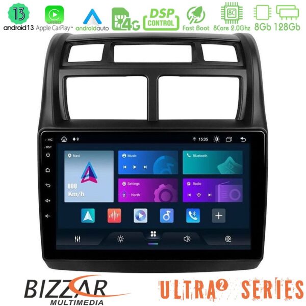 Bizzar Ultra Series Kia Sportage 2008-2011 8core Android13 8+128GB Navigation Multimedia Tablet 9" - Image 1