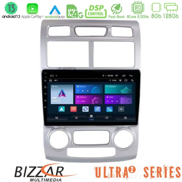 Bizzar Ultra Series Kia Sportage 2005-2008 8Core Android13 8+128GB Navigation Multimedia Tablet 9" - Image 1