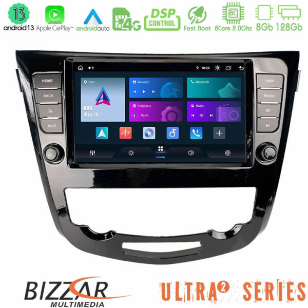 Bizzar Ultra Series Nissan Qashqai J11 (AUTO A/C) 8core Android13 8+128GB Navigation Multimedia Tablet 9" - Image 1