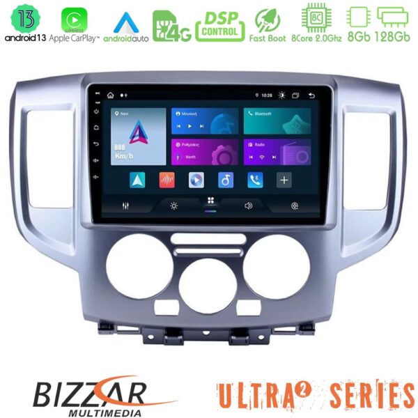 Bizzar Ultra Series Nissan NV200 8core Android13 8+128GB Navigation Multimedia Tablet 9" - Image 1