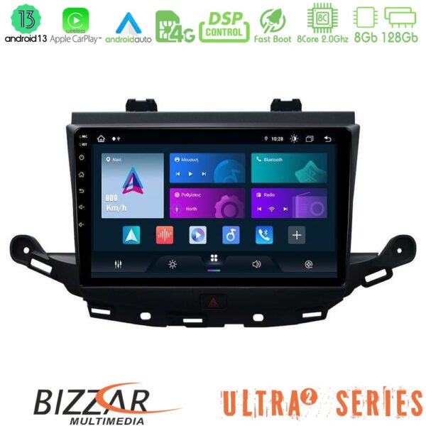 Bizzar Ultra Series Opel Astra K 2015-2019 8core Android13 8+128GB Navigation Multimedia Tablet 9" - Image 1