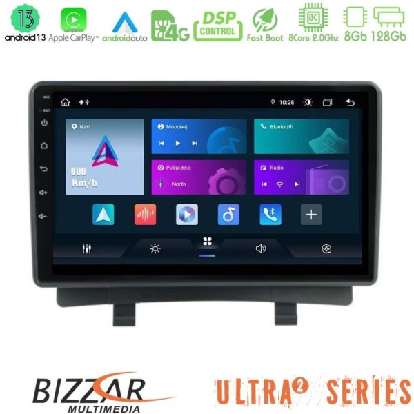 Bizzar Ultra Series Opel Zafira 8core Android13 8+128GB Navigation Multimedia Tablet 9" - Image 1