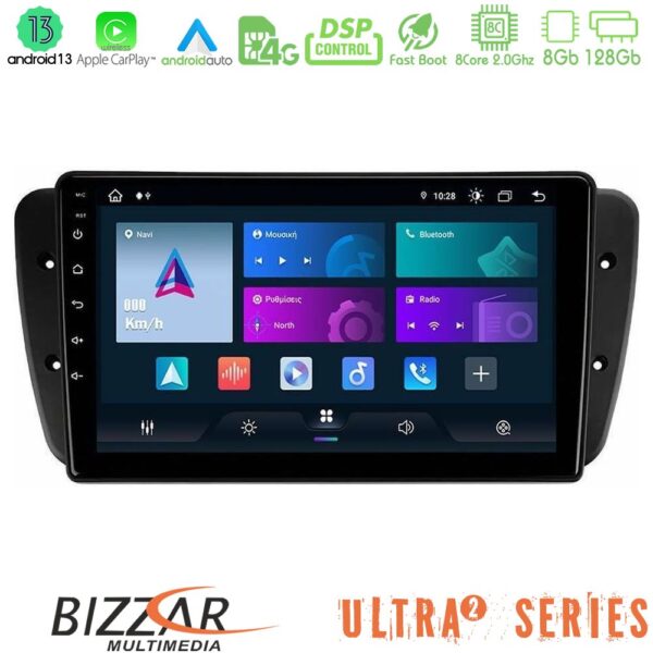 Bizzar Ultra Series Seat Ibiza 2008-2012 8Core Android13 8+128GB Navigation Multimedia Tablet 9" - Image 1